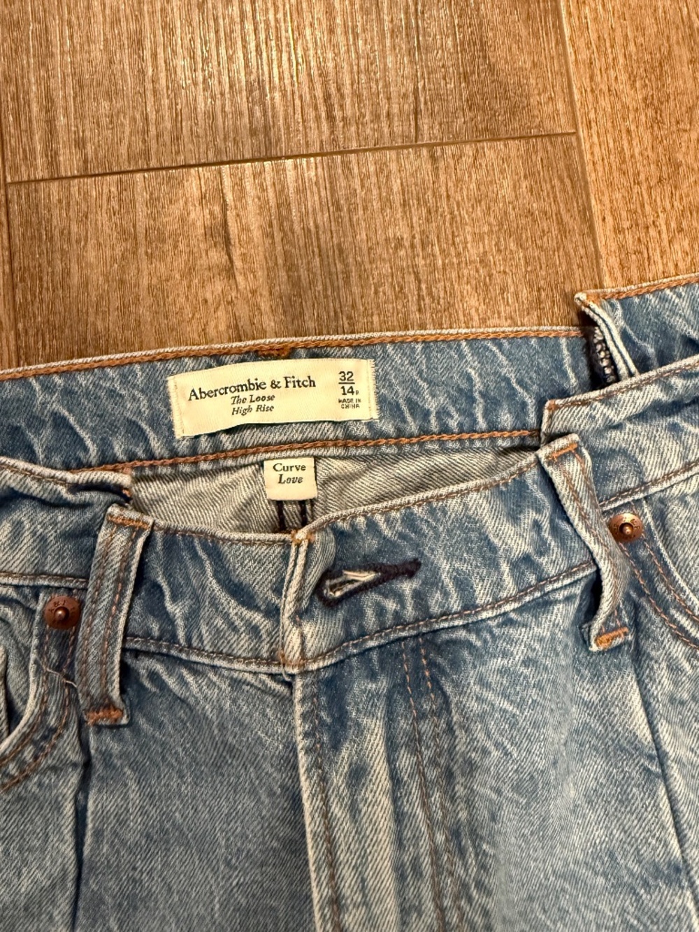 Abercrombie & Fitch The Loose High Rise Curve Love - Picture 4 of 5